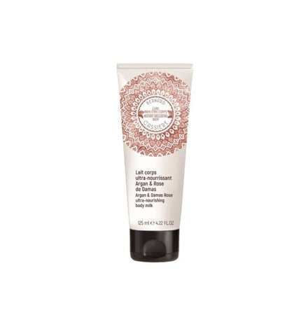 Soins du Monde. Lait Corps Ultra-Nourrissant Argan et Rose de Damas - Bernard Cassiere