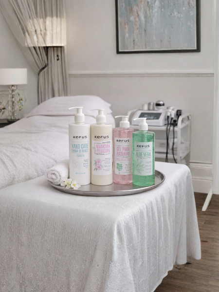 Cosmética corporal profesional de Kefus