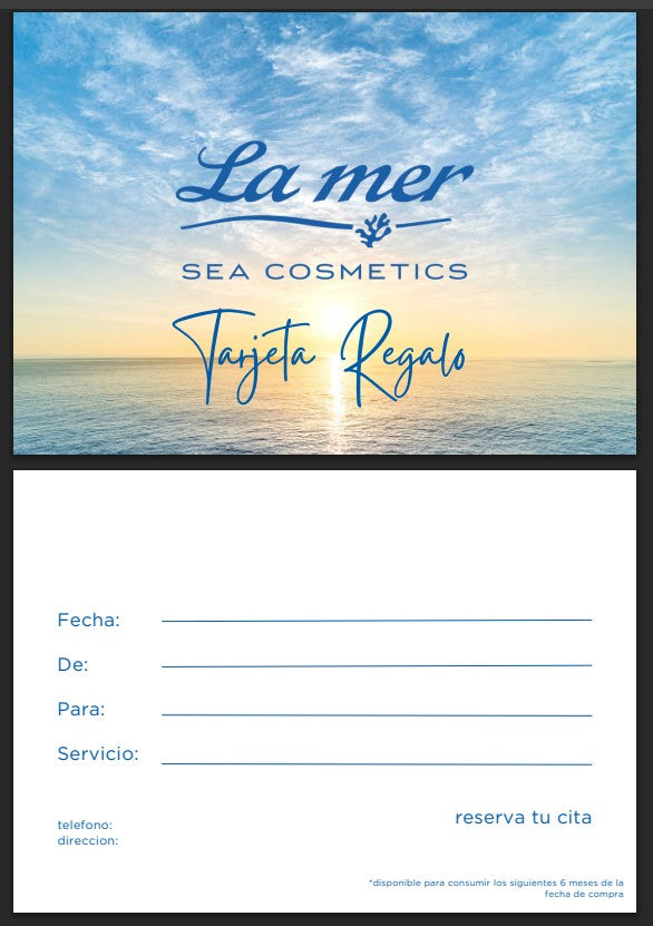 Tarjeta regalo basica La mer