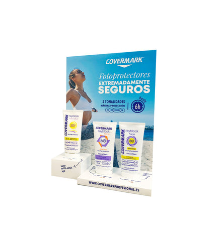 Covermark - Expositor Rayblock Face Profesional