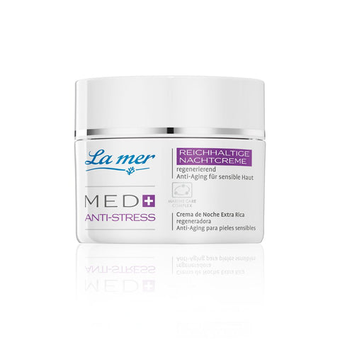 Crema de noche extra rica (Sin perfume) - MED+Anti-Stress de La mer