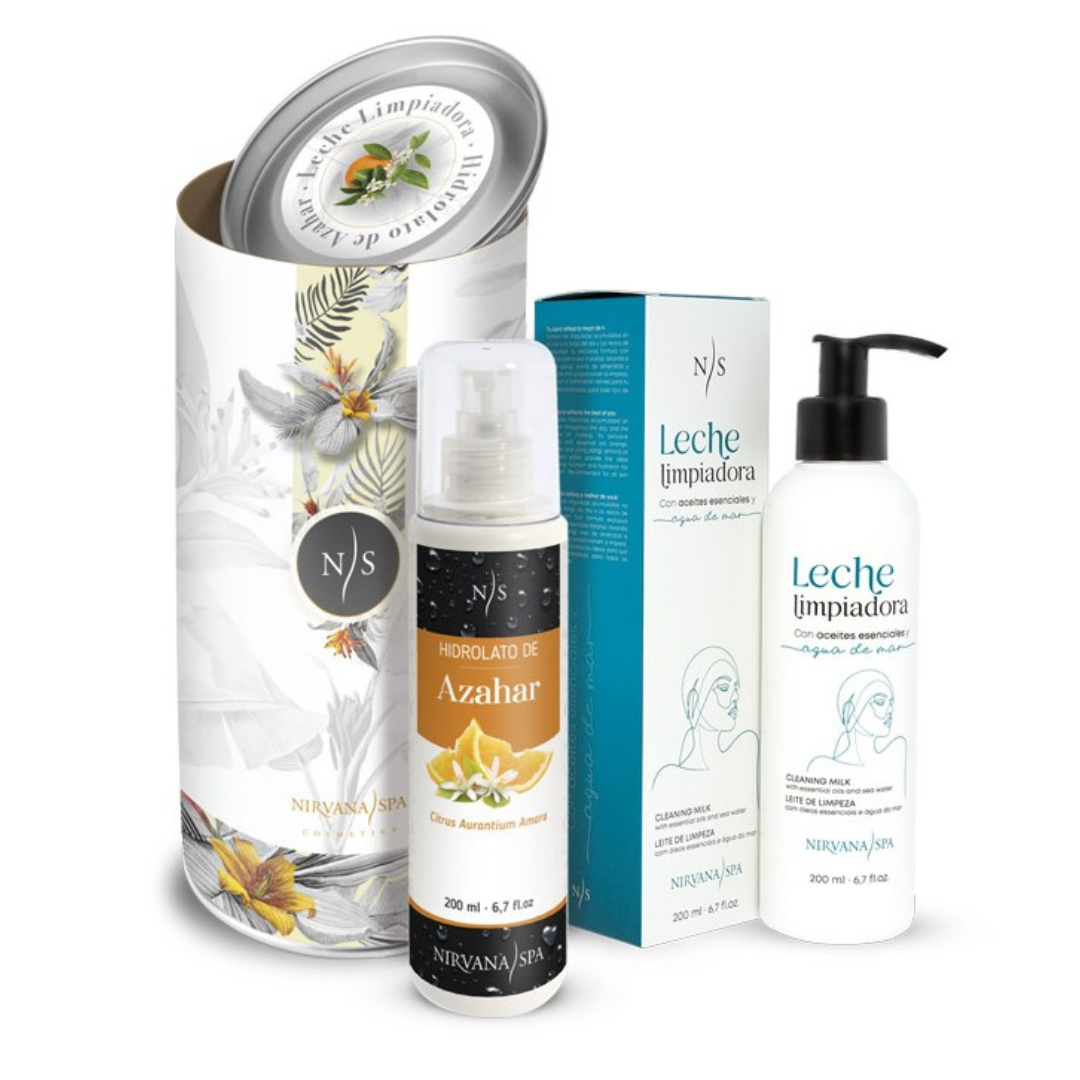 Pack Beauty At Home. Leche Limpiadora + Hidrolato de Azahar de Nirvana Spa thumbnail
