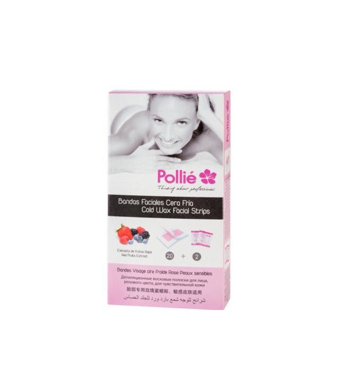 Pollié - Caja 20 bandas cera fría Pieles Sensibles Profesional___9031___2849026243
