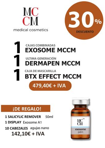 Promocion Exosomas CON dermapen de MCCM Medical Cosmetics