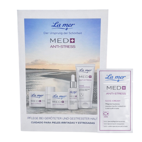 Sachet - Folleto con muestra MED+Anti-Stress de La mer