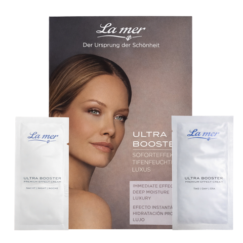 Sachet - Folleto con muestra Ultra Booster de La mer