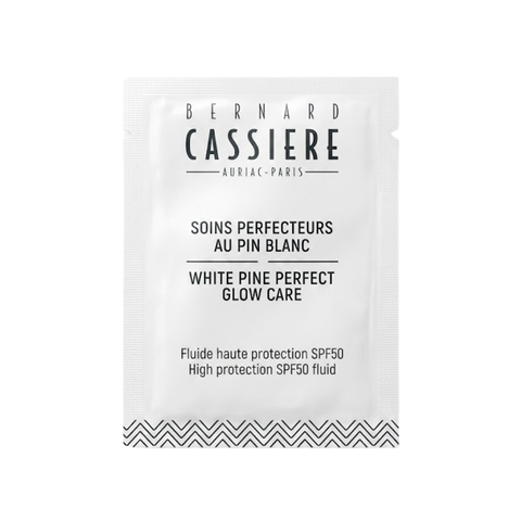 Sachet - High protection SPF50 fluid - White Pine Perfect Glow Care de Bernard Cassiere
