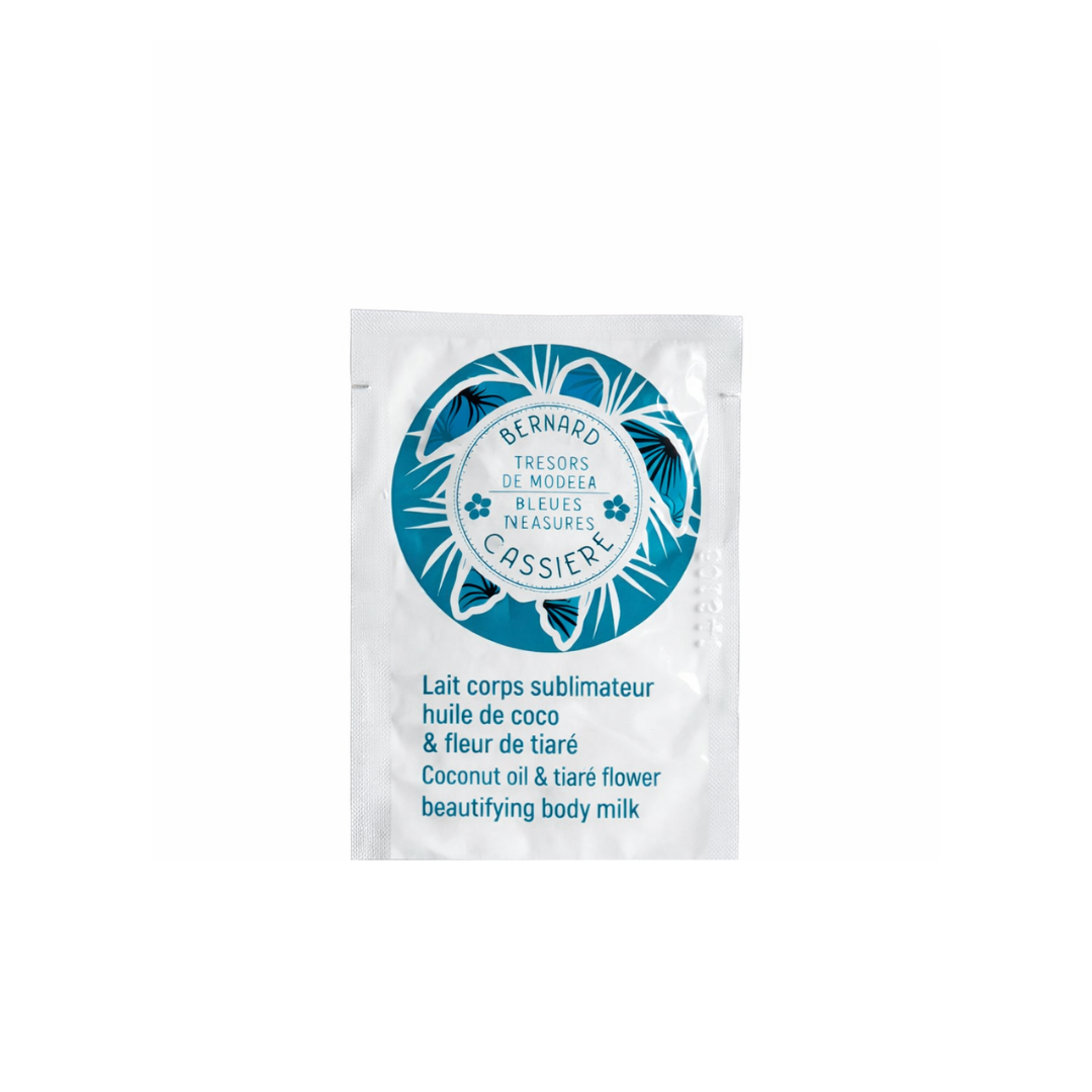 Sachet - Coconut tiare flower body milk - Moorea Treasures de Bernard Cassiere