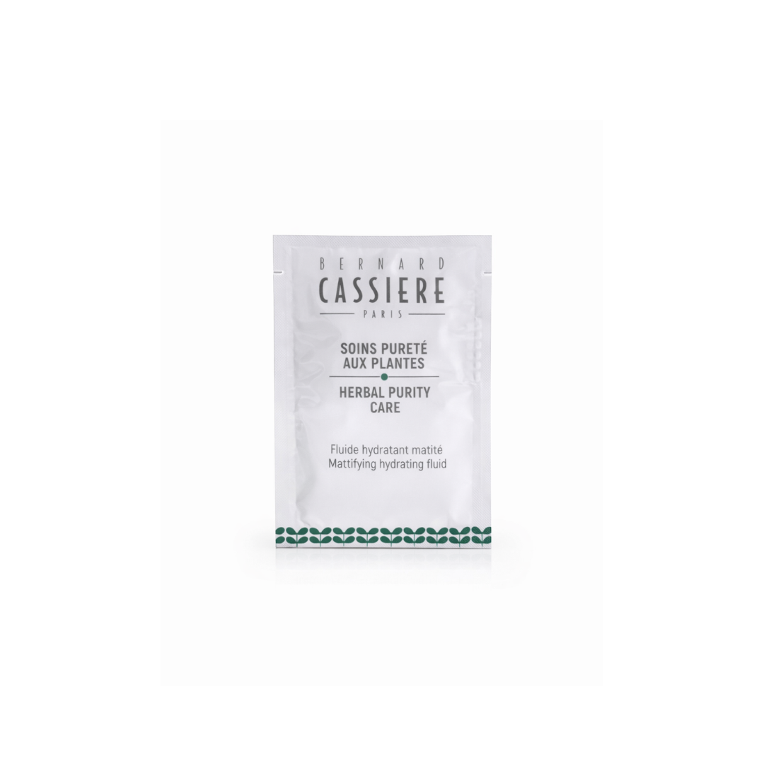 Sachet - Mattifying hydrating fluid - Herbal Purity Care de Bernard Cassiere