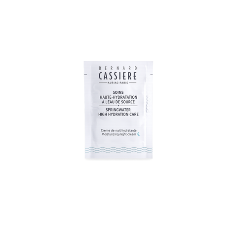 Sachet - Moisturizing night cream - Springwater de Bernard Cassiere