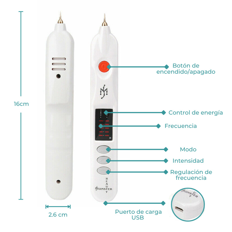 Plasma Pen RS A4E: detalle del equipo