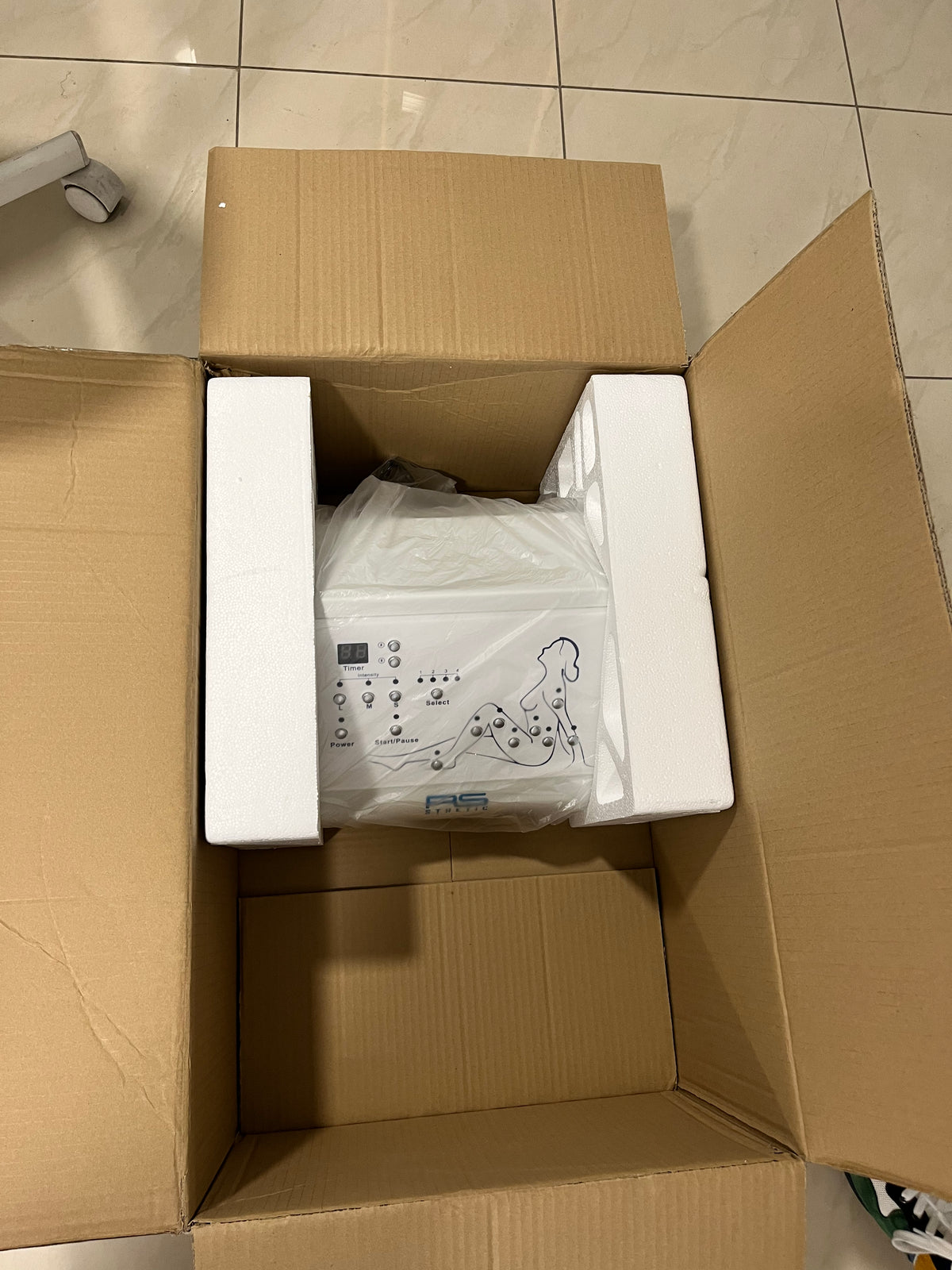 Presoterapia Blue RS B8310A: detalle del equipo
