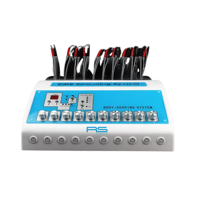 Electroestimulación estética E05: vista frontal