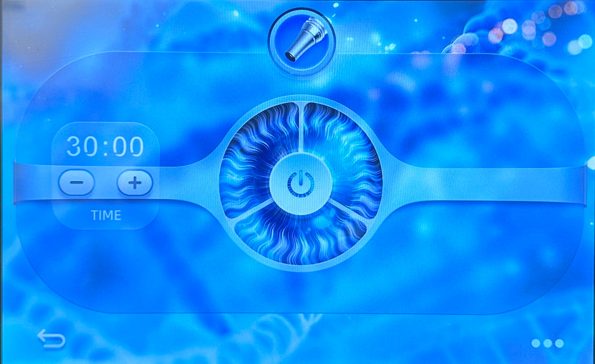Hidrofacial 17 en 1 RS F336: accesorios, funciones o controles ilustrados; confirmar opciones incluidas y parámetros de la unidad (detalle 43)