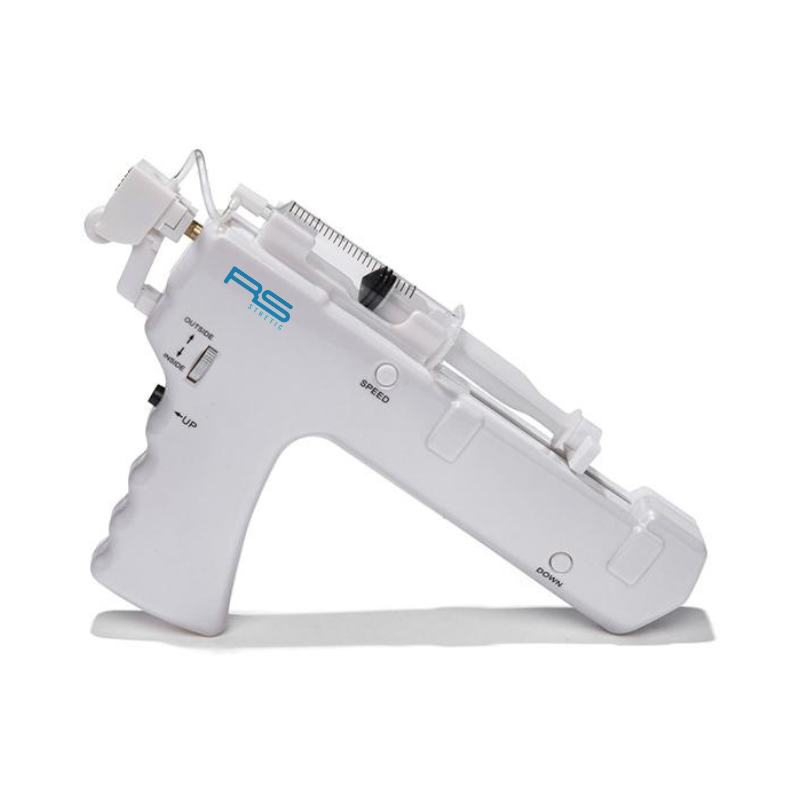 Mesoterapia sin agujas RS F35 — Configuración ilustrada; aclarar discrepancia entre sin agujas y ajuste de penetración