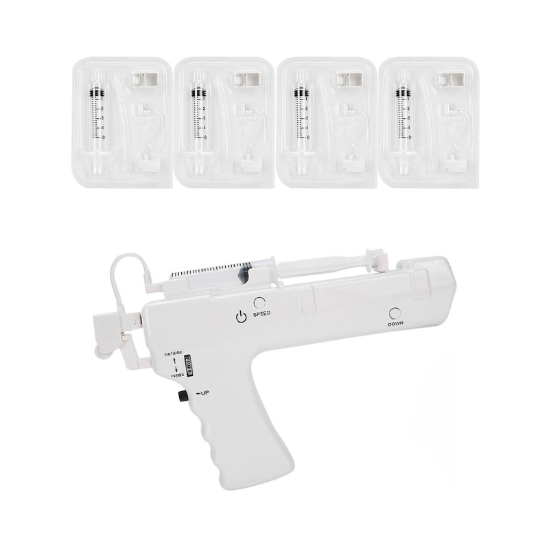 Mesoterapia sin agujas RS F35 — Configuración ilustrada; aclarar discrepancia entre sin agujas y ajuste de penetración