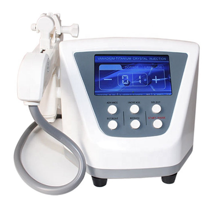 Mesoterapia sin agujas RS F37 — Material del proveedor; configuración y protocolo pendientes de aclarar por discrepancia sobre agujas