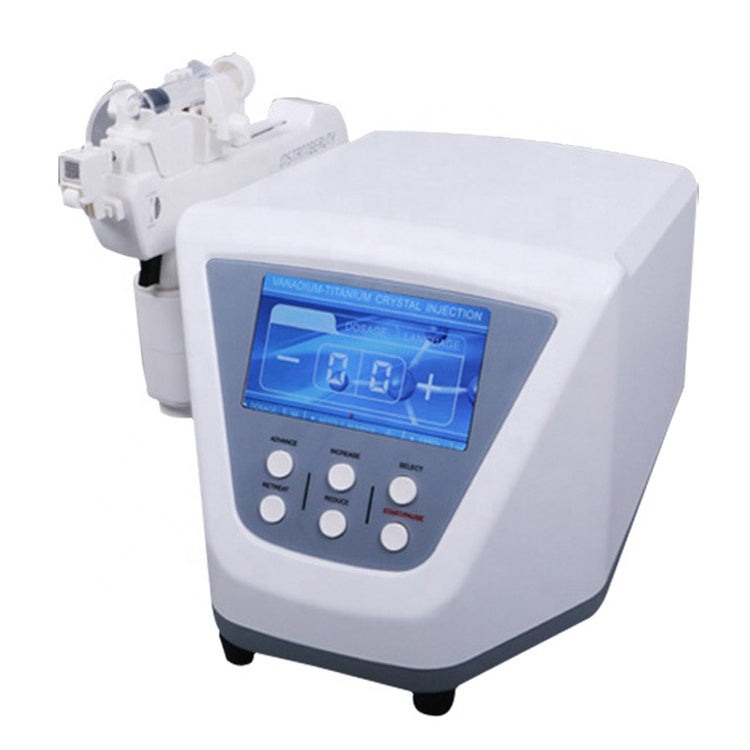 Mesoterapia sin agujas RS F37 — Material del proveedor; configuración y protocolo pendientes de aclarar por discrepancia sobre agujas