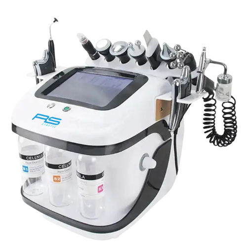 Hidrodermoabrasión Multifunción Beauty RS F39: detalle del equipo