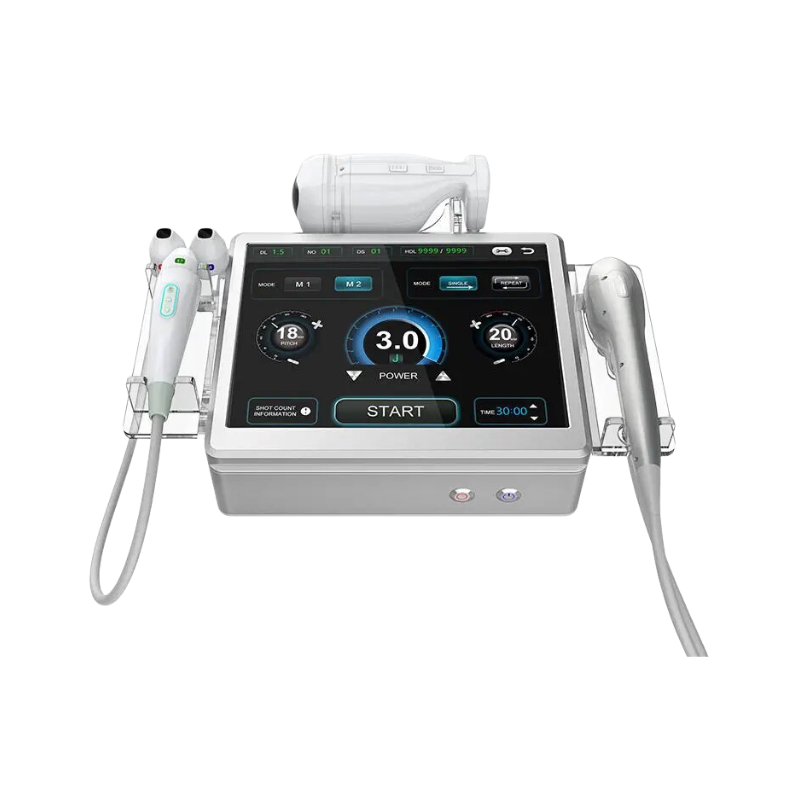 HIFU 7D + Liposonix + V-Max F64: vista frontal