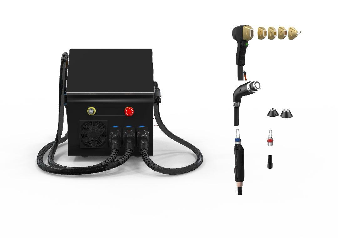 Láser de Diodo + Radiofrecuencia + Picosegundos LY06-RS4: accesorios o esquema de uso