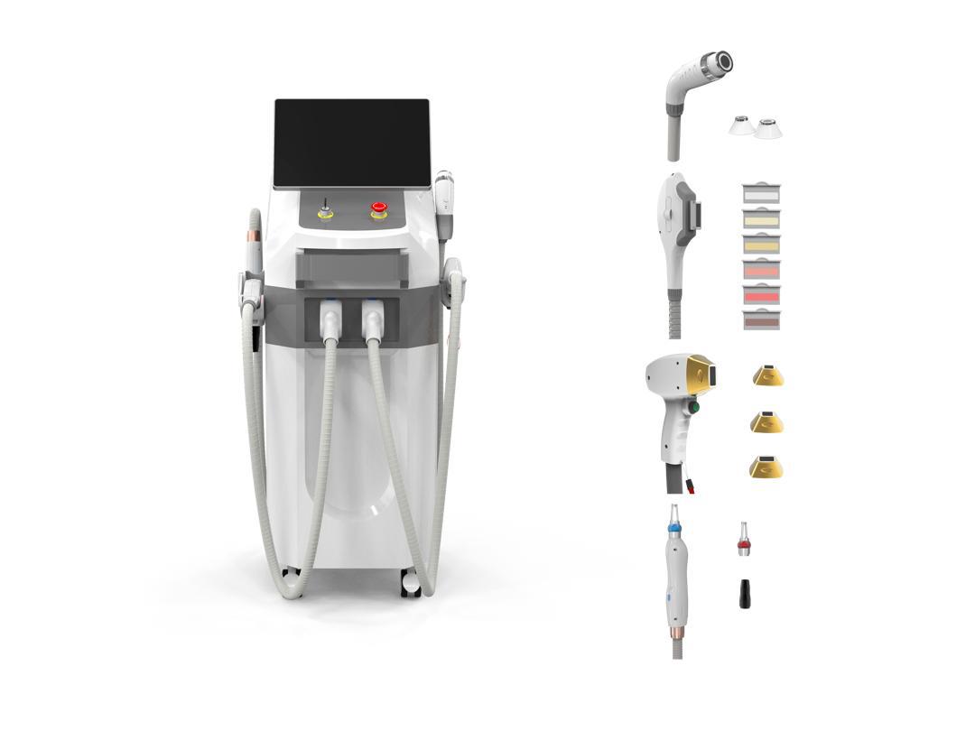 IPL SHR + Diodo Trionda + Picosegundos + RF Bipolar LY09: accesorios o esquema de uso