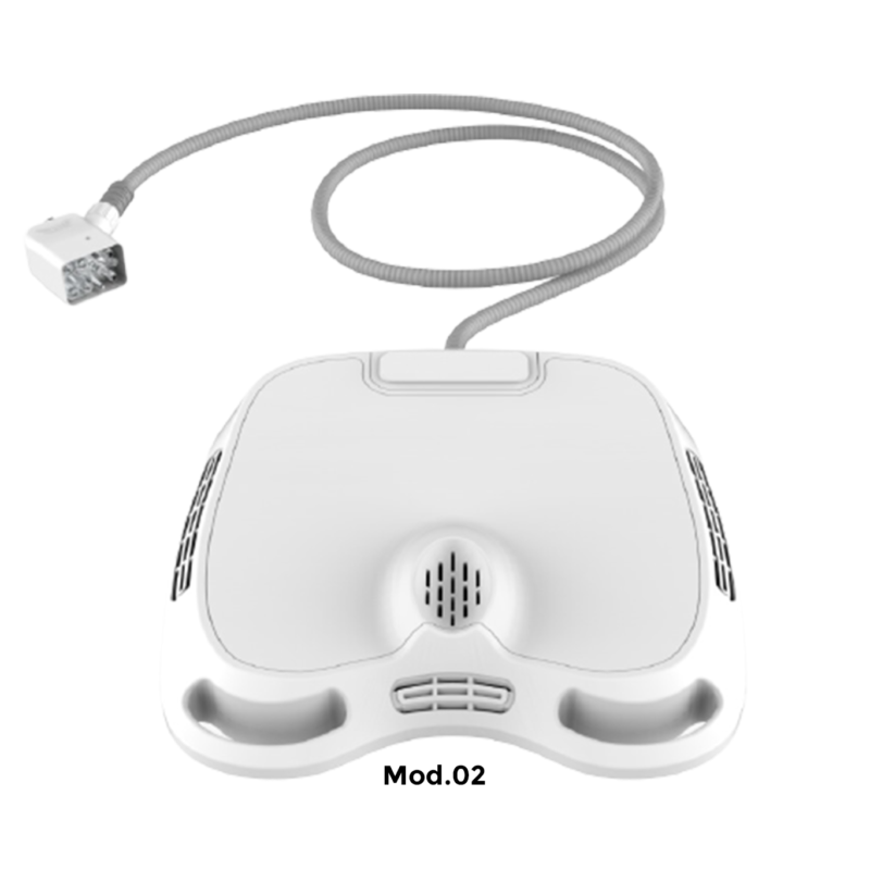 Manípulo de electroestimulación pélvico: vista frontal