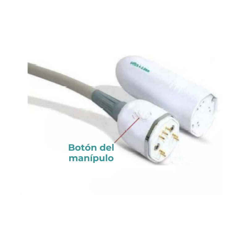 HIFU 7D + Liposonix + V-Max RS M03-3: accesorios, conexiones o controles; los ajustes son ejemplos, no una pauta individual (detalle 25)