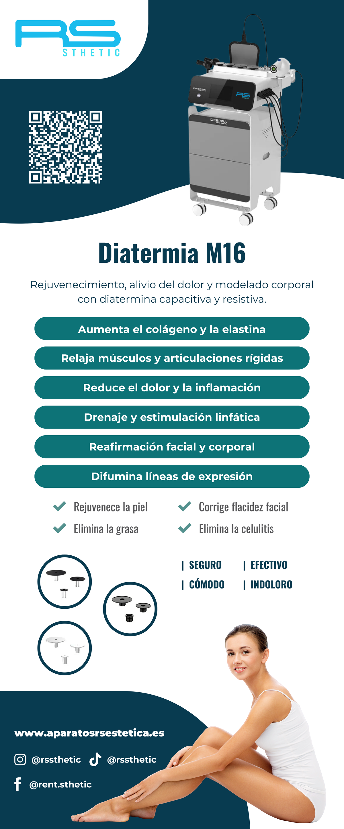 Diatermia Capacitiva y Resistiva RS M16: detalle del equipo (detalle 20)