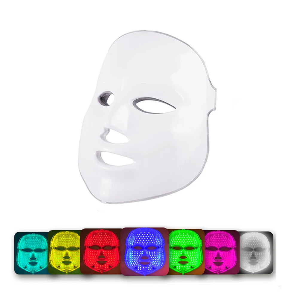 Fototerapia led Máscara 7 Colores: vista frontal