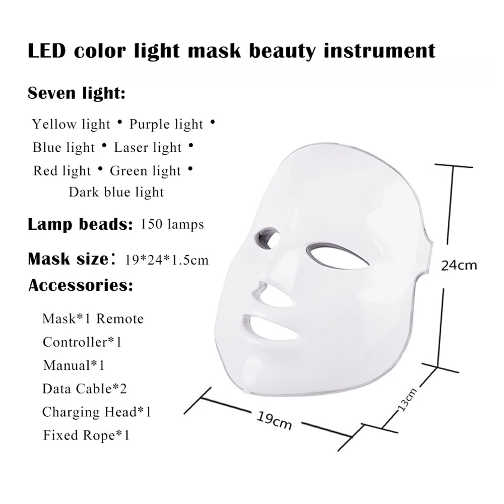 Máscara LED 7 Colores: detalle del equipo (detalle 5)
