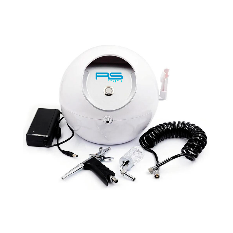 Aerógrafo cosmético Omega RS: vista frontal