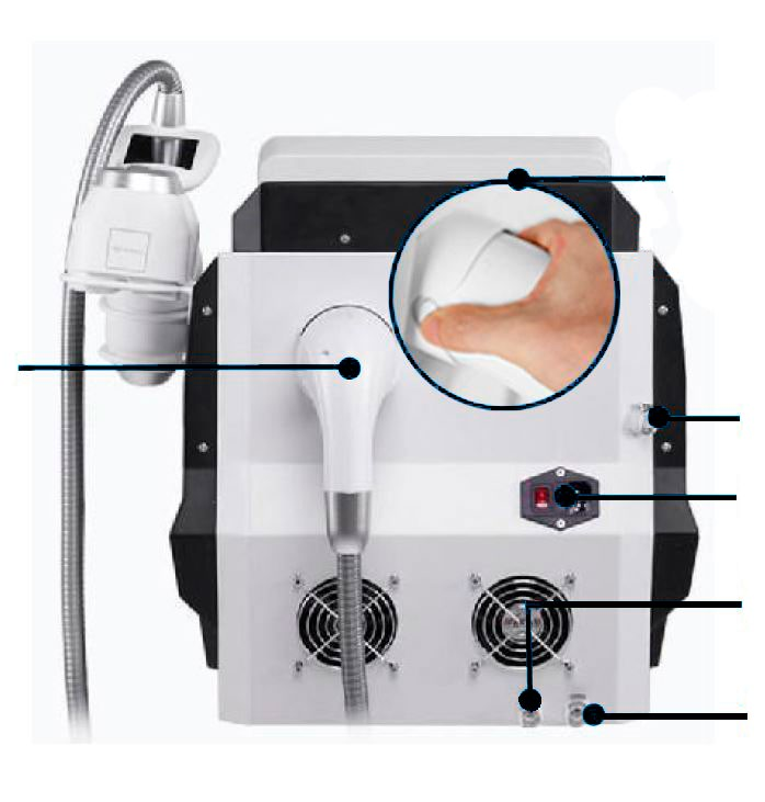 Frozen HIFU RS P23: pantallas muestran controles, no una pauta individual
