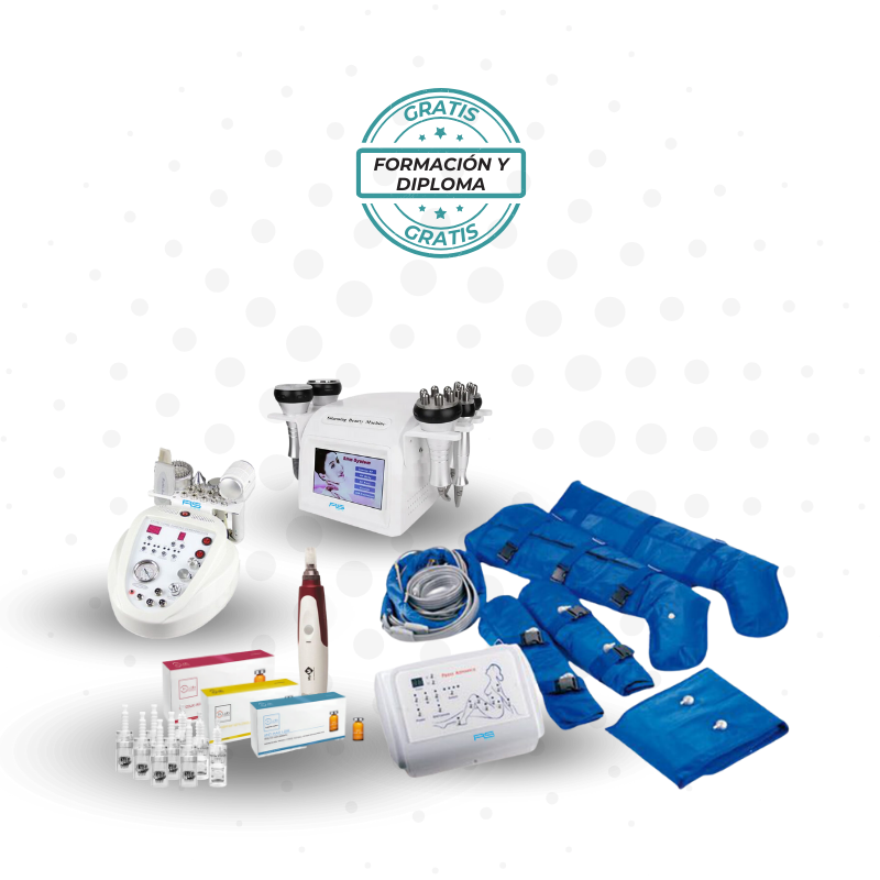 Pack de estética Premium Dermacare RS: vista general
