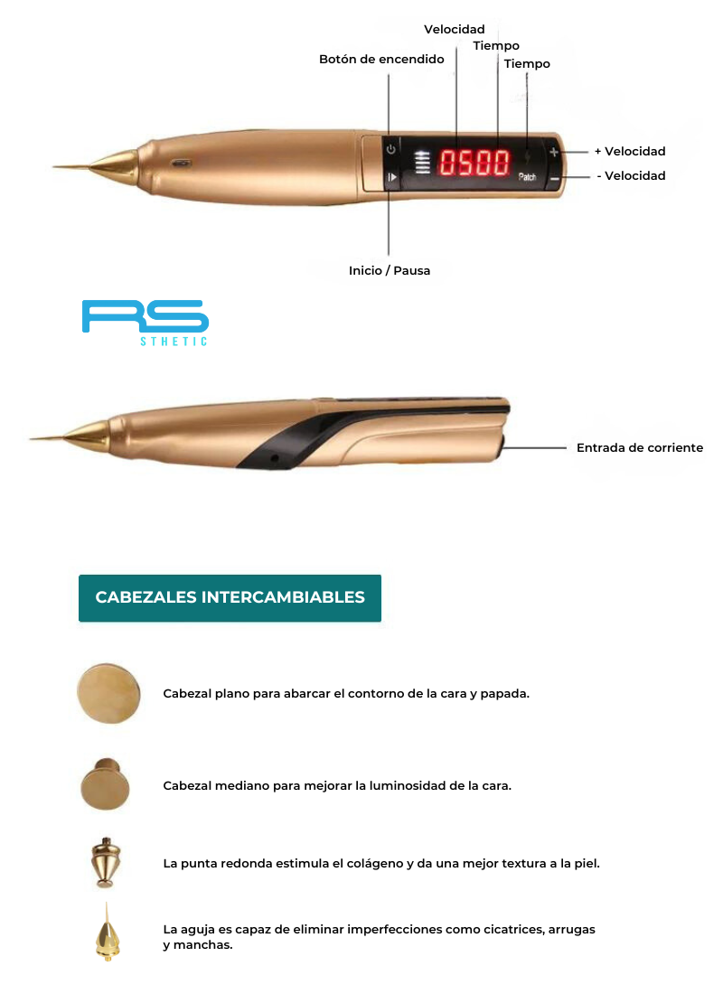 Plasma Pen + Ozonoterapia RSC A4P: detalle del equipo (detalle 18)