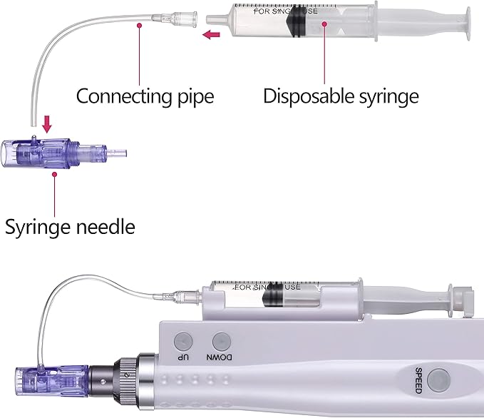 Recambio de puntas para Newer Derma: accesorios ilustrados; confirmar variante, compatibilidad y contenido del recambio (detalle 12)