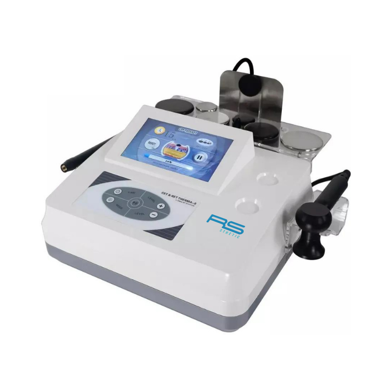 Diatermia Capacitiva y Resistiva RS RF15: vista lateral izquierda