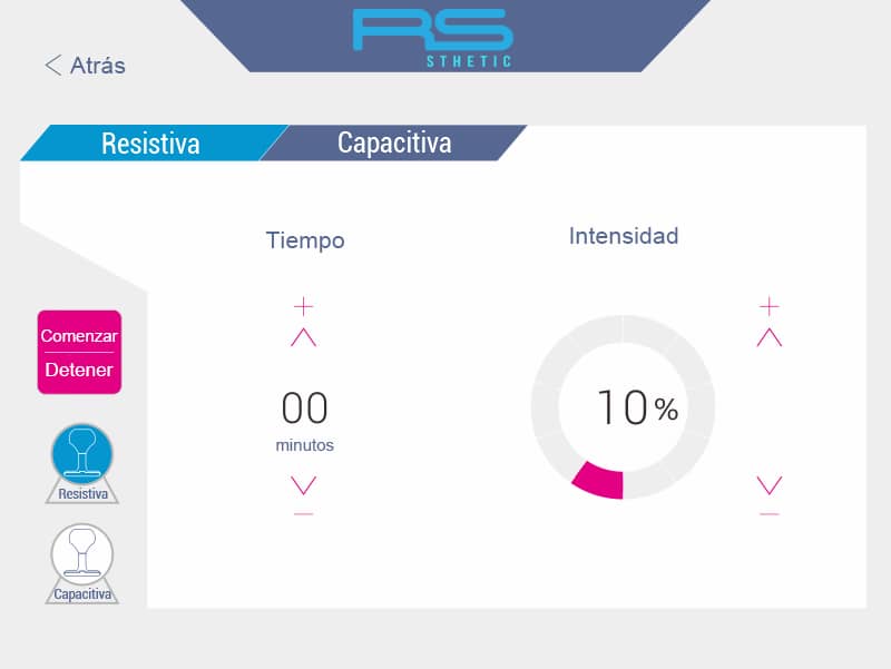 Diatermia Duoflex RS S60B: detalle del equipo (detalle 12)