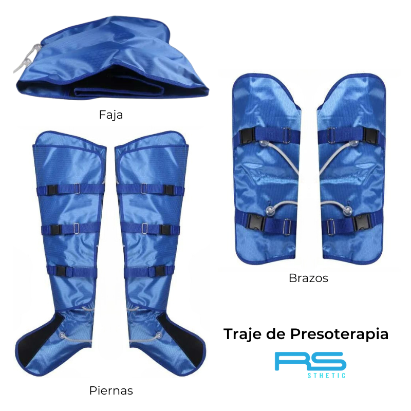 Traje de Presoterapia: vista frontal